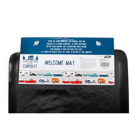 Camco LIBATC, SCRUB RUG, BLUE/ORANGE, SMALL 53201